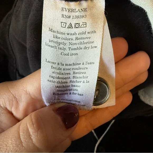 Everlane Corduroy Straight-Leg Pants – Black (Size 8) - Picture 7 of 12